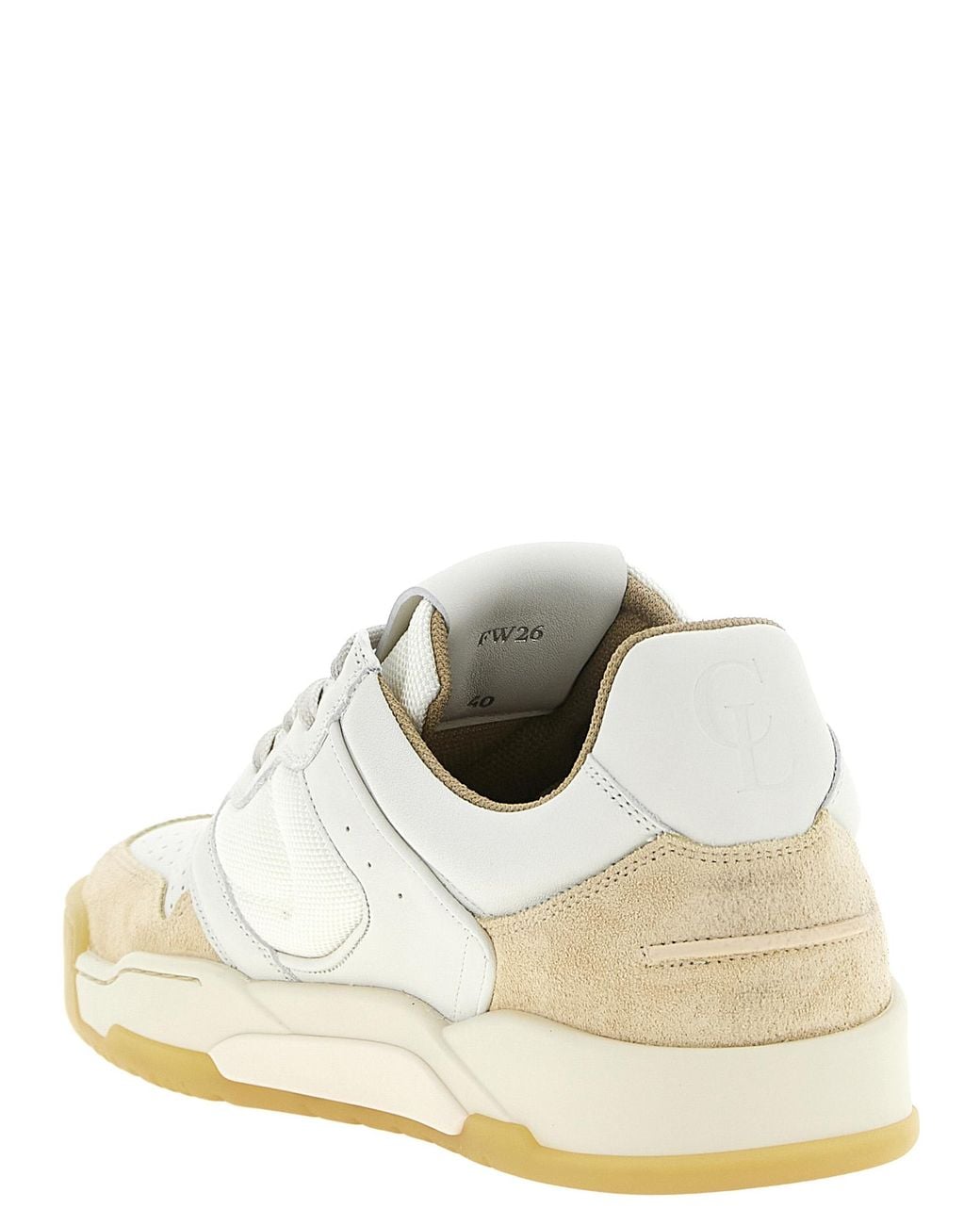 Christian Louboutin White 'Bsktball 1 Retro' Sneakers for men