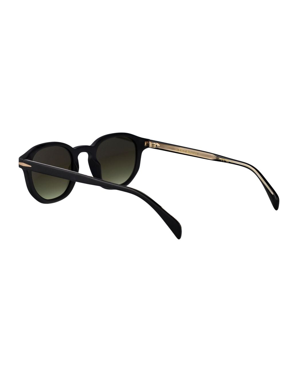 David Beckham Black Matte Acetate Sunglasses for men