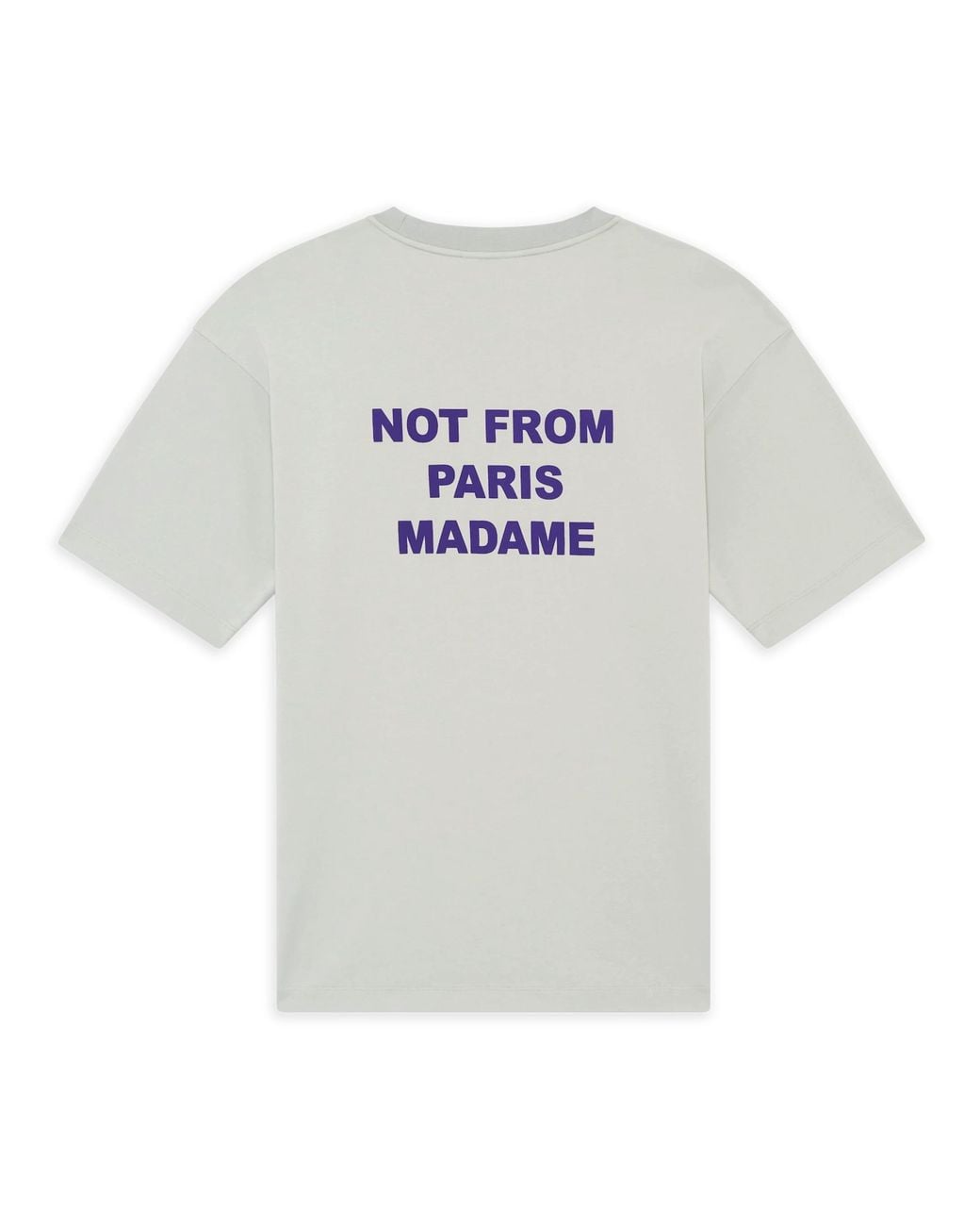 Drole de Monsieur White Bold Slogan T-Shirt for men