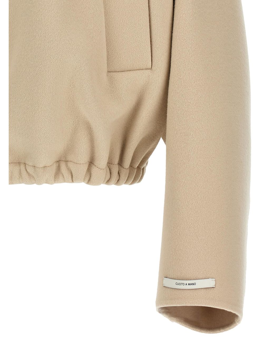 Sportmax Natural 'Emiro' Bomber Jacket