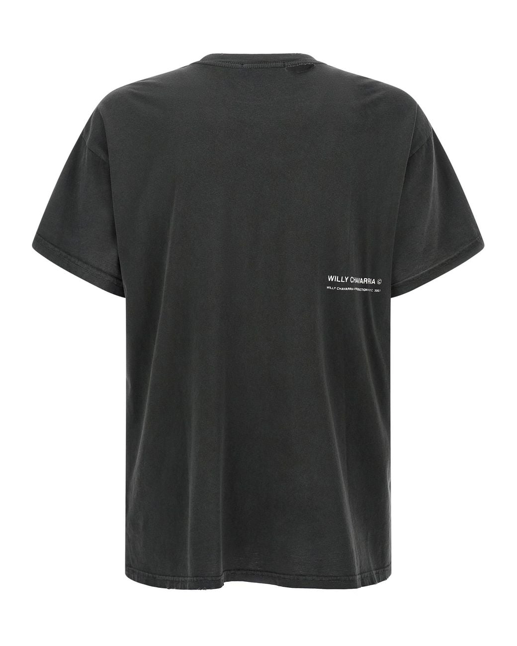 Willy Chavarria Black 'Keep Praying Bitches' T-Shirt for men