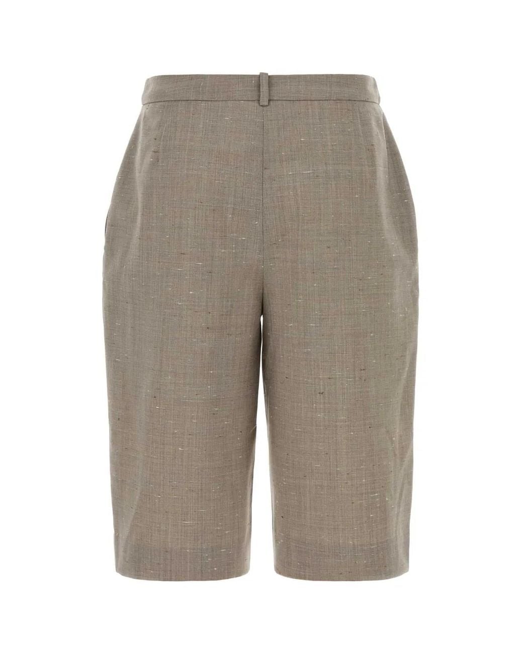 Loulou de Saison Gray Ray Tailored Bermuda Shorts