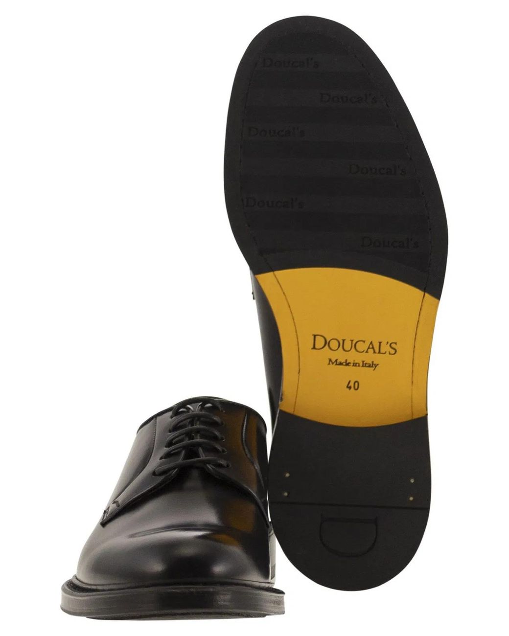 Doucal's Black Berby for men