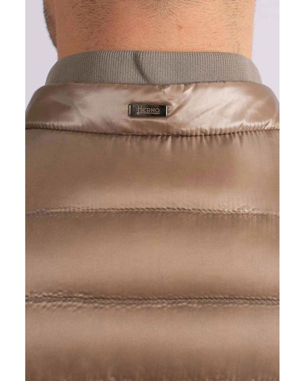 Herno Brown Woven Jacket