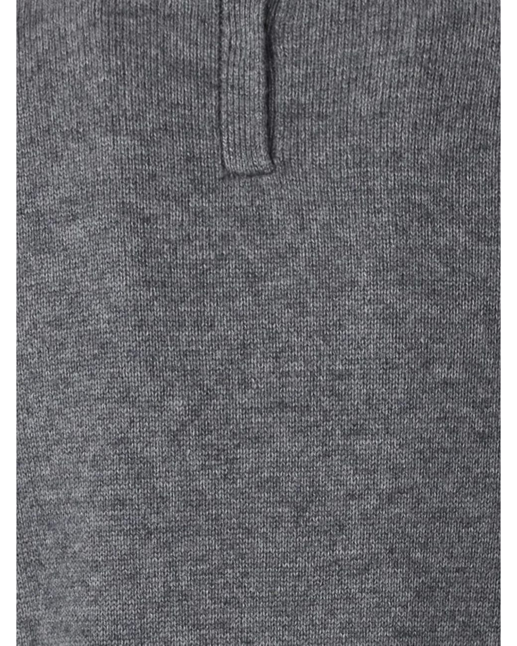 Pinko Gray Knitted Pullover Sweater With Bead Embellishments