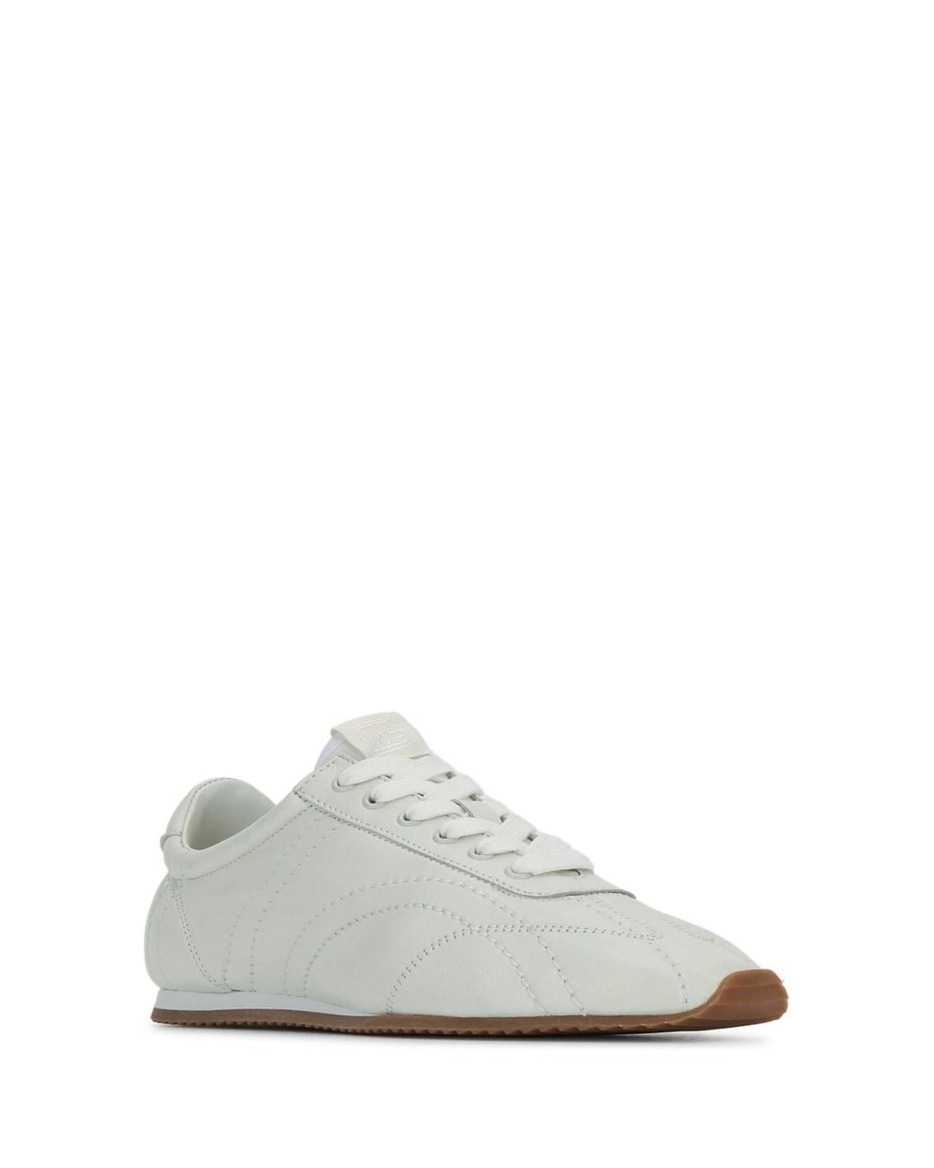 Totême White Flex Nappa Sneakers