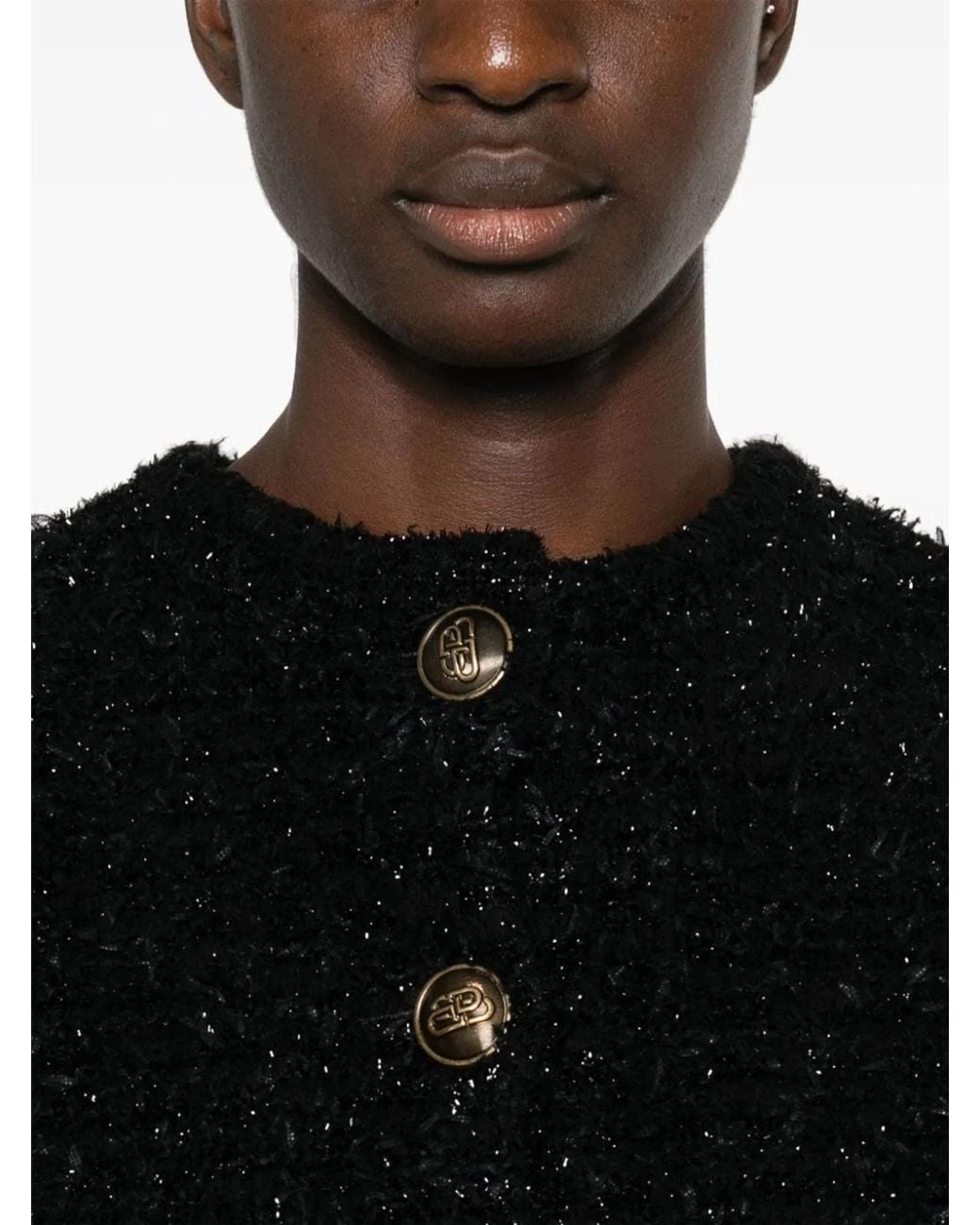 Balenciaga Black Cropped Jacket