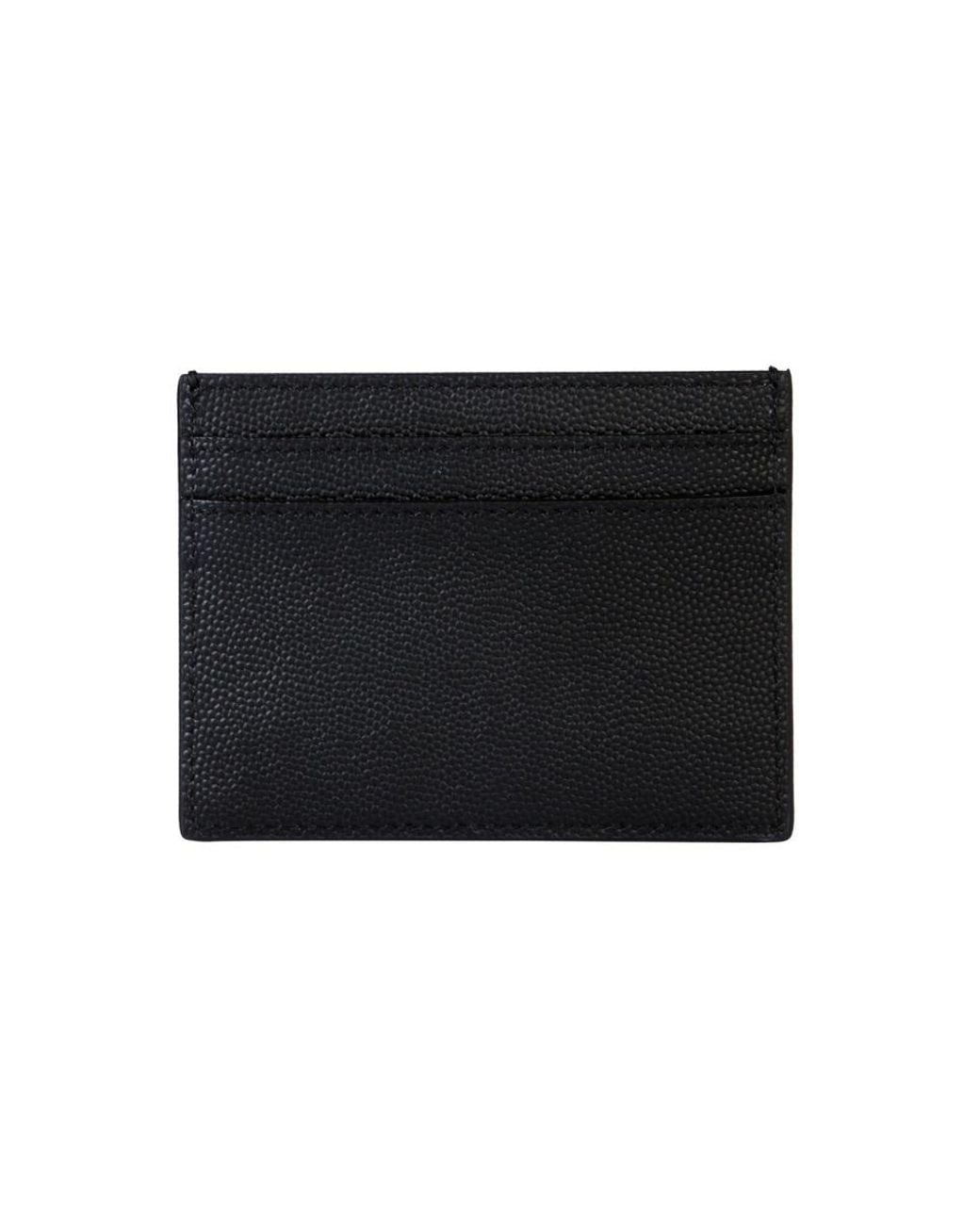 Saint Laurent Black Portacarte for men