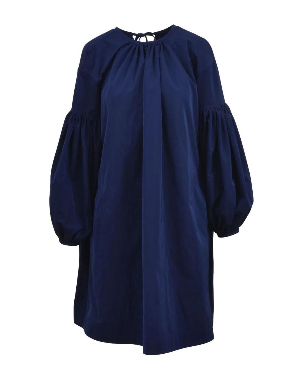 Calvin Klein Blue Lace Detail Bishop Dress