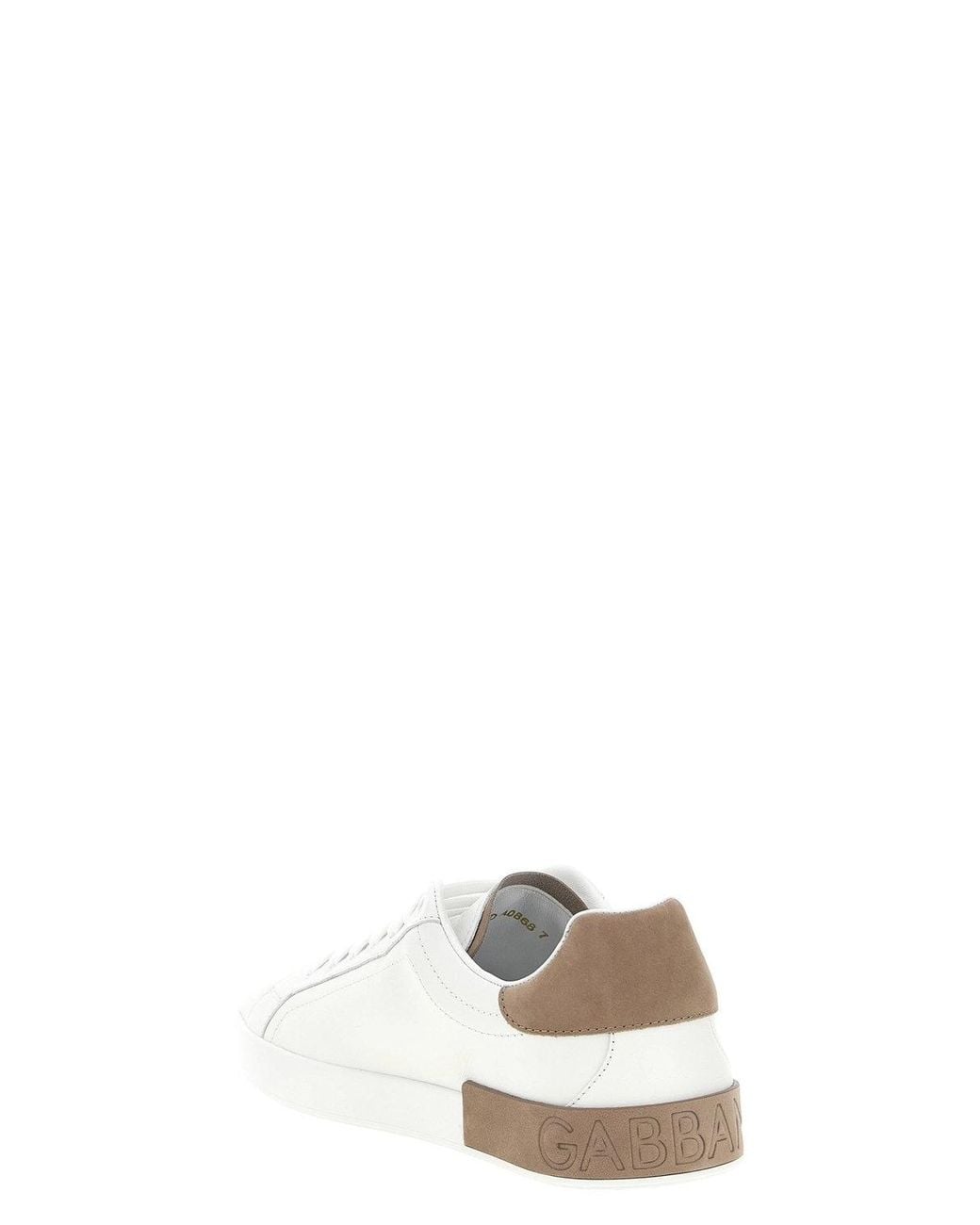 Dolce & Gabbana White Dolce & Gabbana Sneaker Bassa for men
