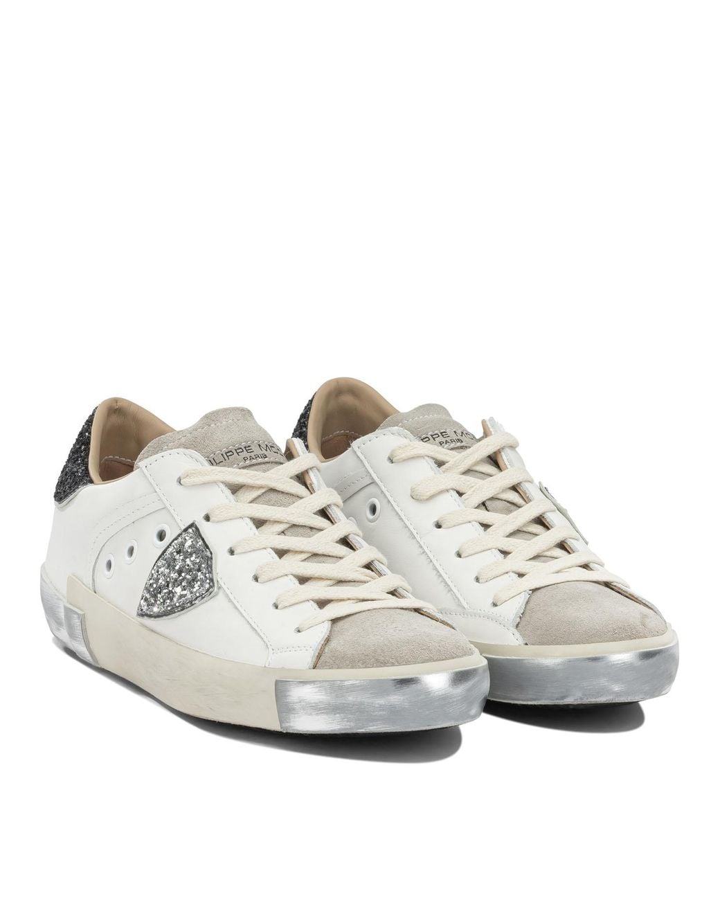 Philippe Model White Sneakers & Slip-On