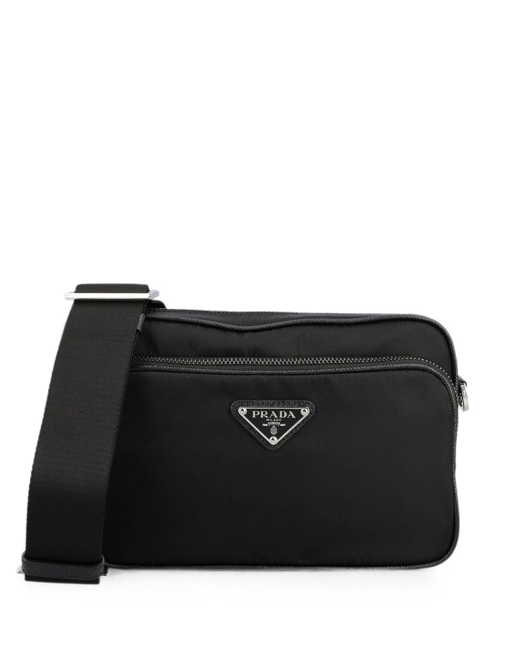 Prada Black Nylon Crossbody Bag for men