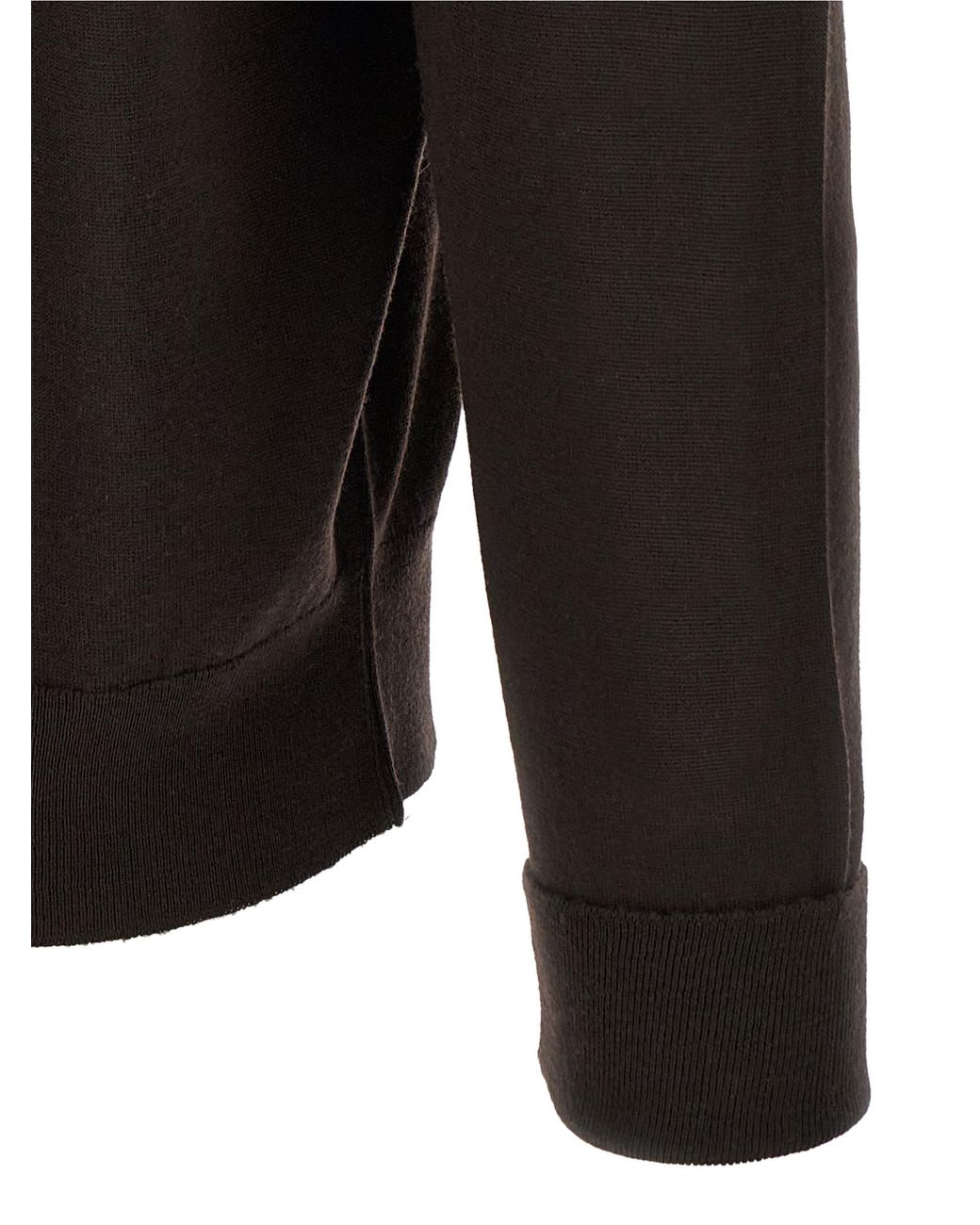 John Smedley Black 'Dorset' Polo Shirt for men