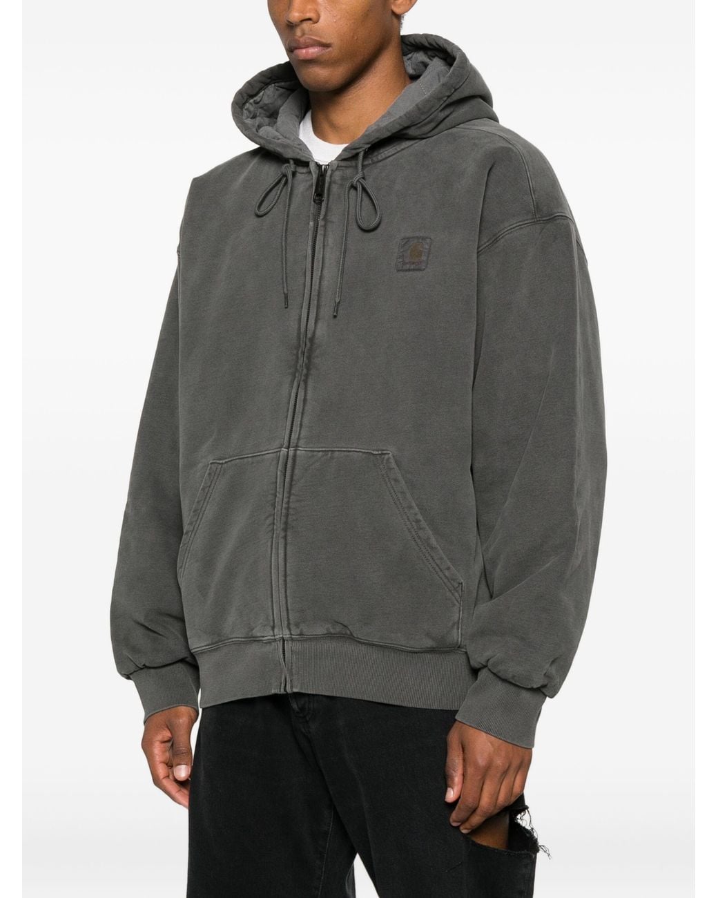 Carhartt Gray Hooded Vista Jacket for men