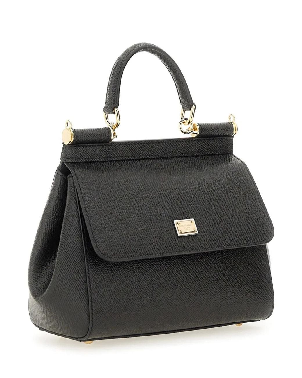 Dolce & Gabbana Black Dolce & Gabbana Borsa "Sicily" Medium