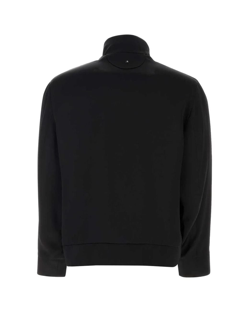 Valentino Garavani Black Satin Sweatshirt for men