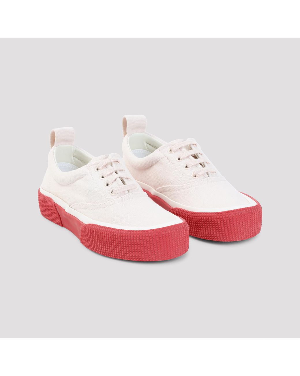 Phoebe Philo Red Plimsole Sneakers