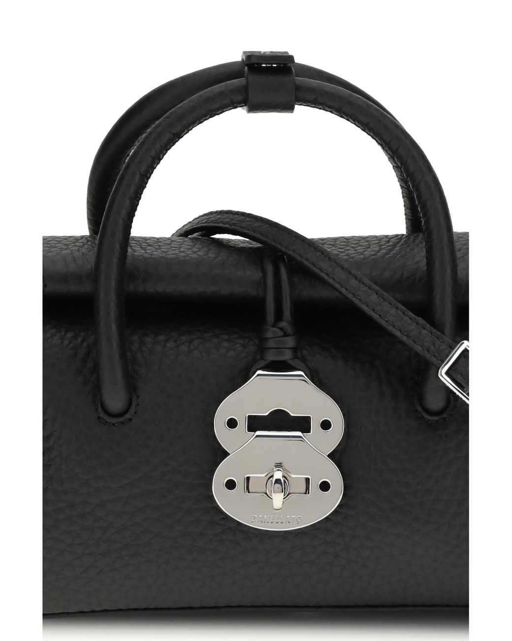Zanellato Black Dotta Centauro Baby Handbag