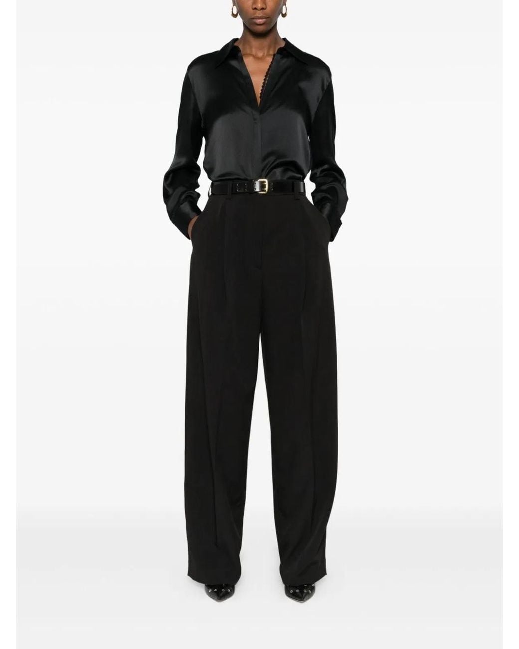 THE LATEST Black Axel Straight-Leg Trousers