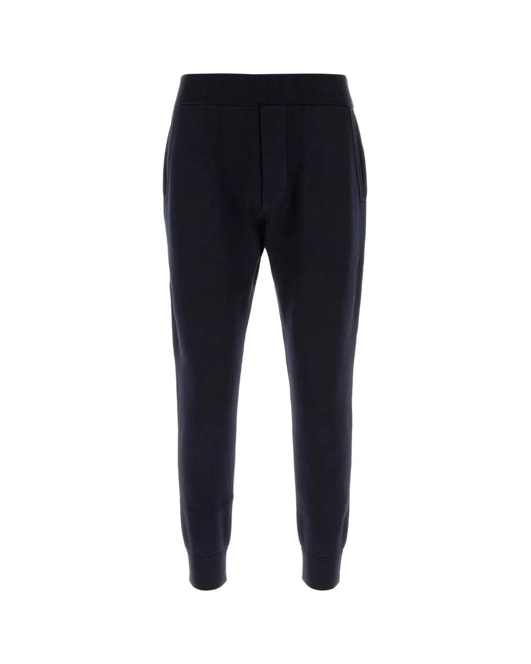 DSquared² Blue Metal D2 Upside Down Knit Pants for men