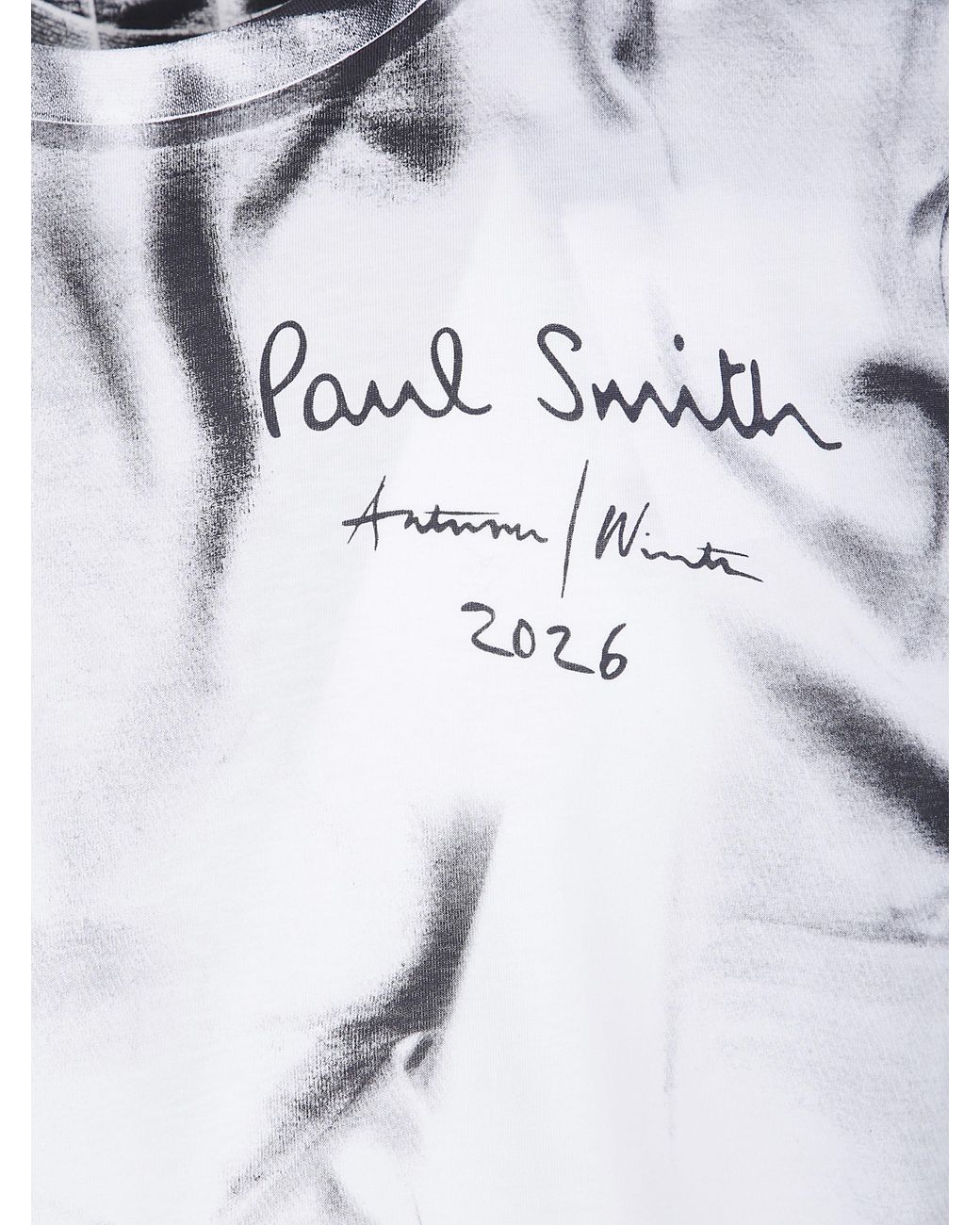 Paul Smith White Printed Tshirt for men