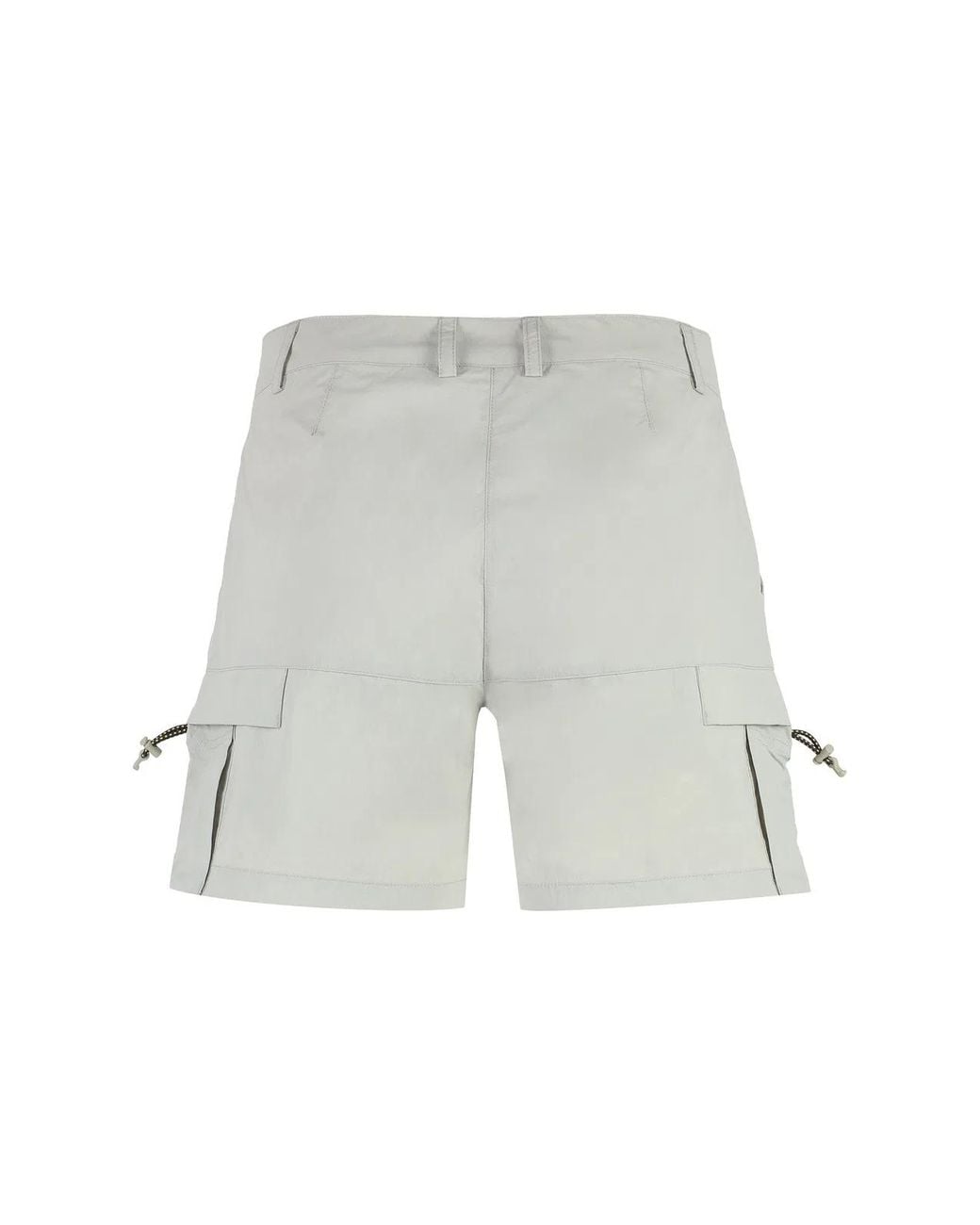 K-Way White Argalps Nylon Shorts