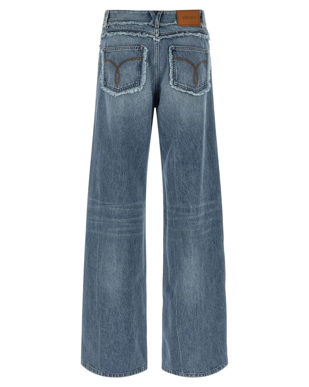 Versace Blue Boyfriend Jeans
