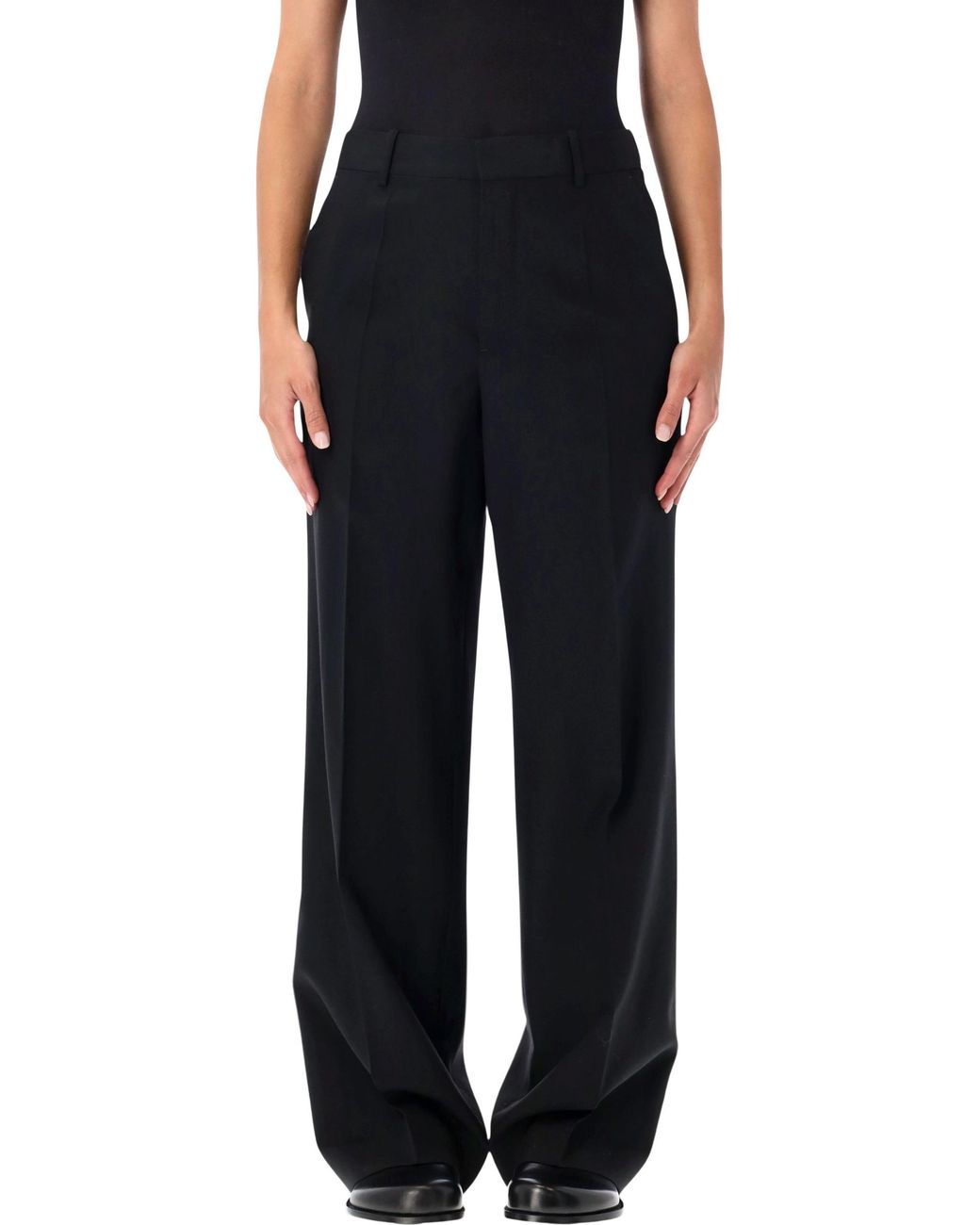 J.W. Anderson Black Tailored Wide-Leg Trousers