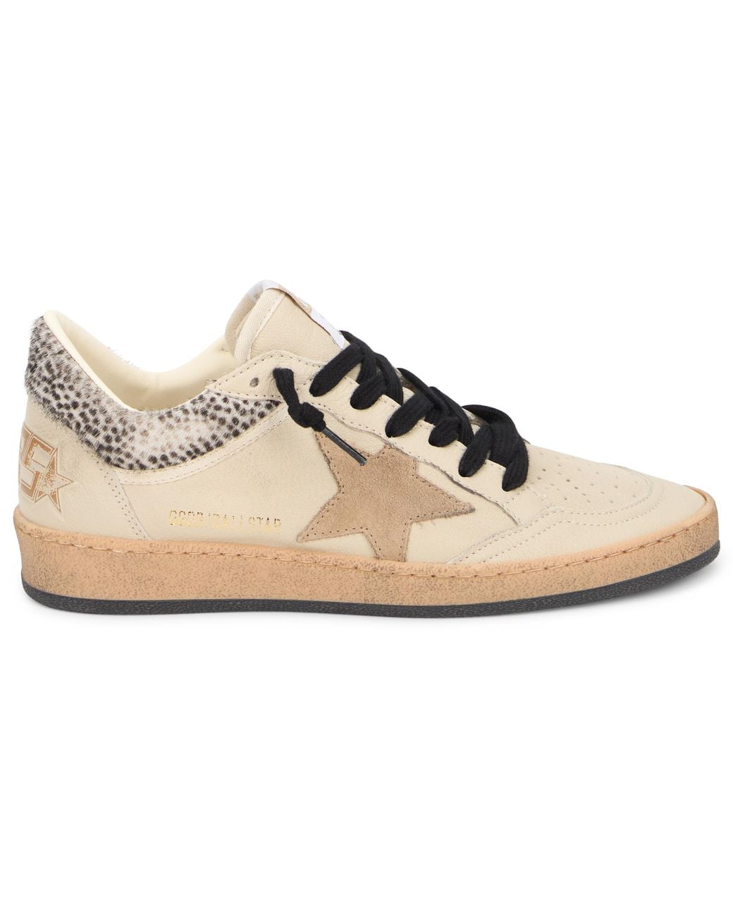 Golden Goose Deluxe Brand Red Milk Leather Rubber Shoes