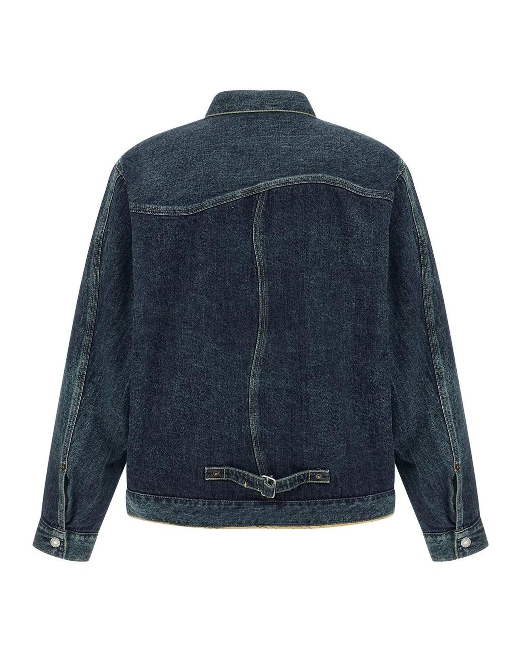 Undercover Blue Cotton Denim Jacket Clothing for men