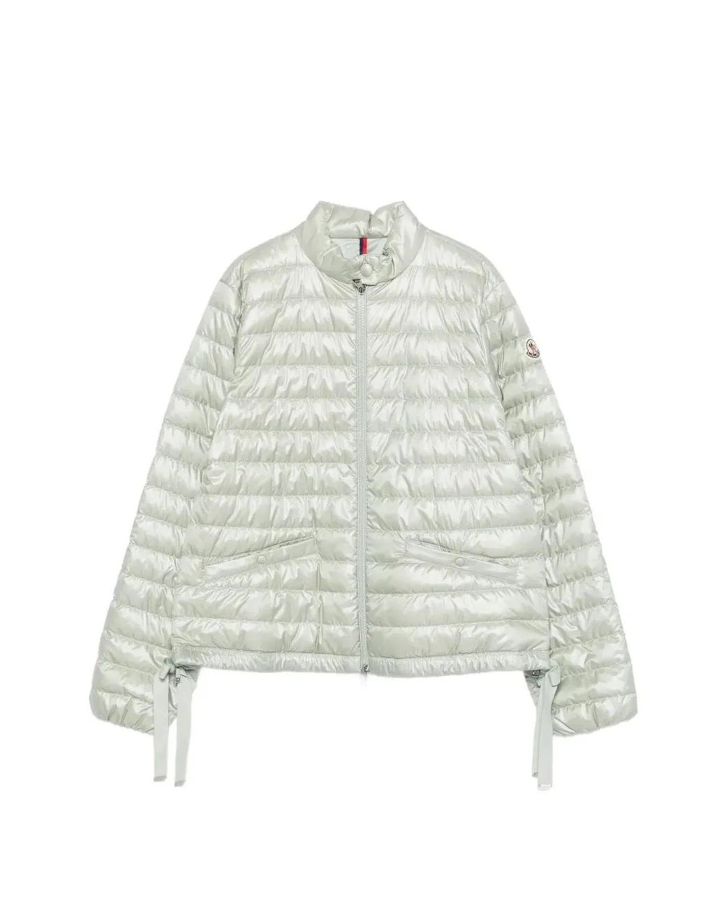 Moncler White Azalee Short Down Jacket