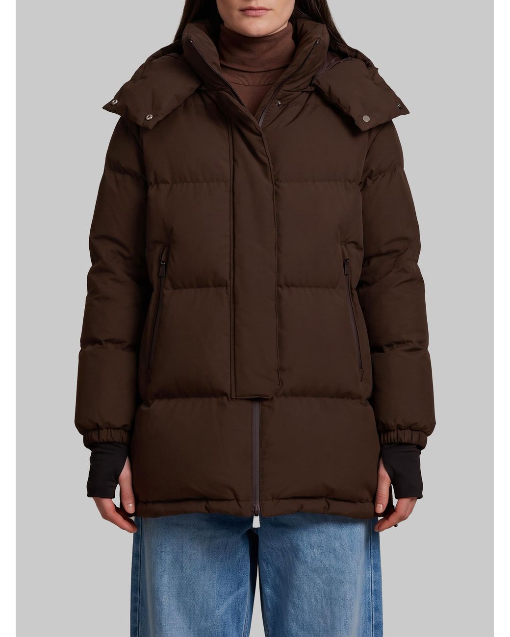Herno Brown Relaxed Jacket