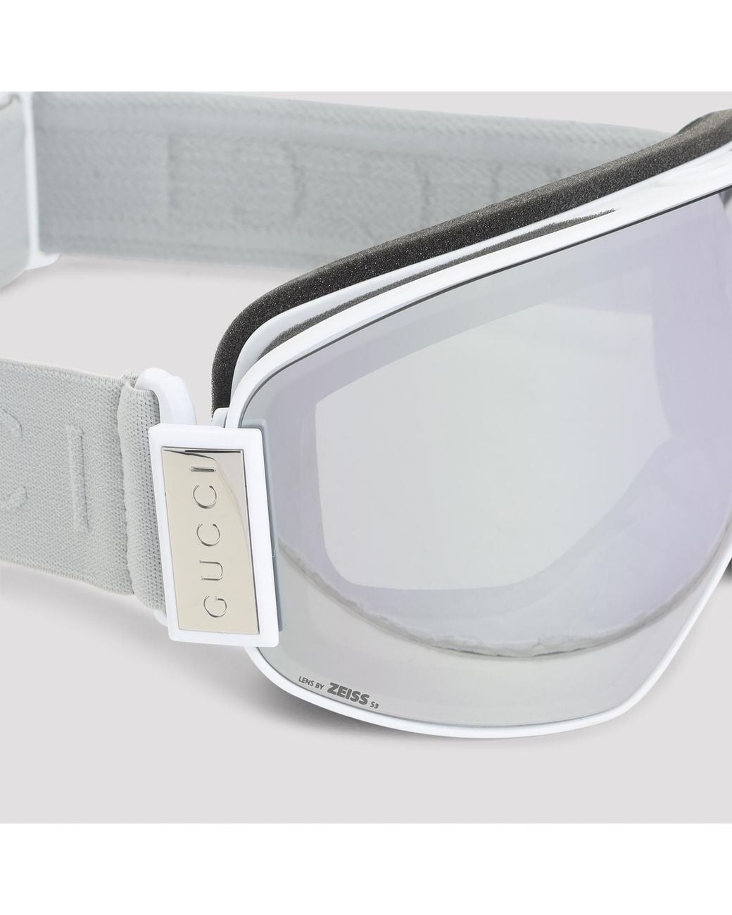 Gucci White Acetate Sunglasses