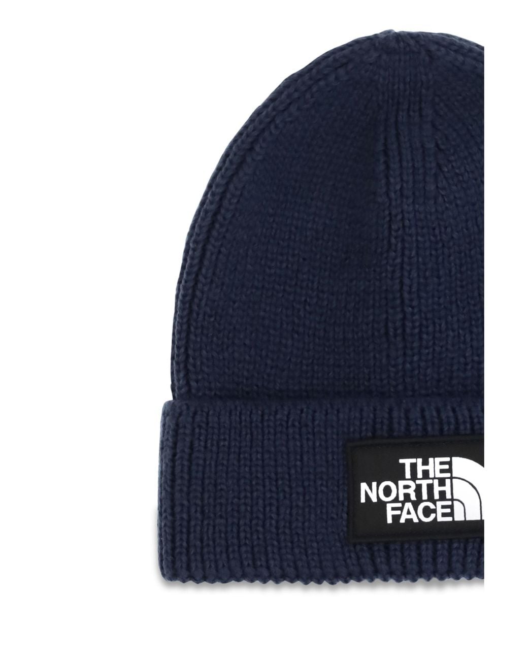 The North Face Blue Beanie With Logo for men