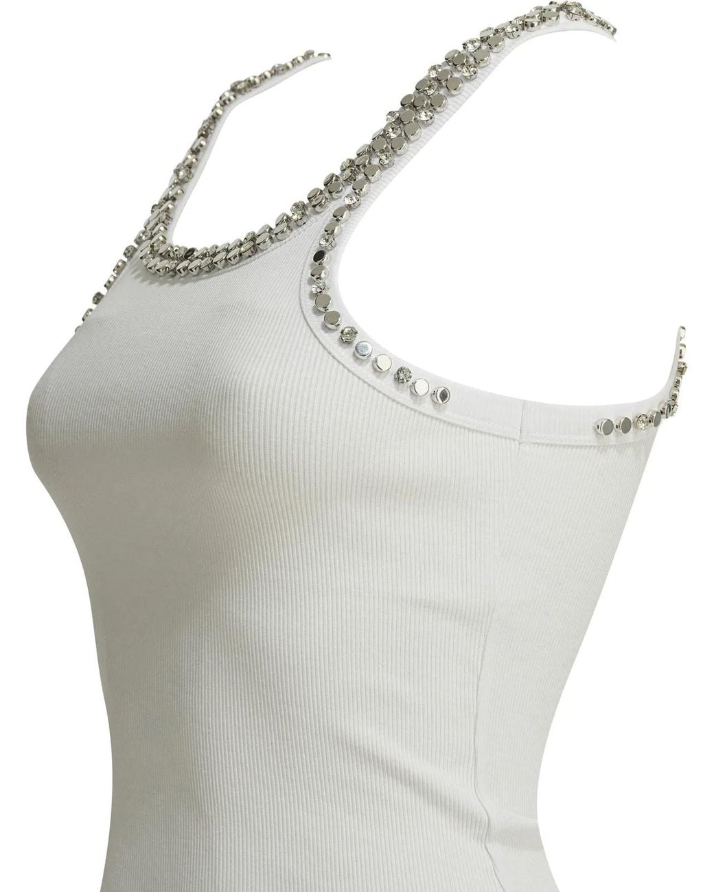 Pinko Gray Cotton Top