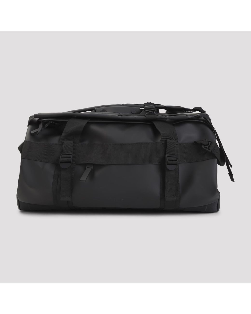 Rains Black Texel Duffle Small Bag for men