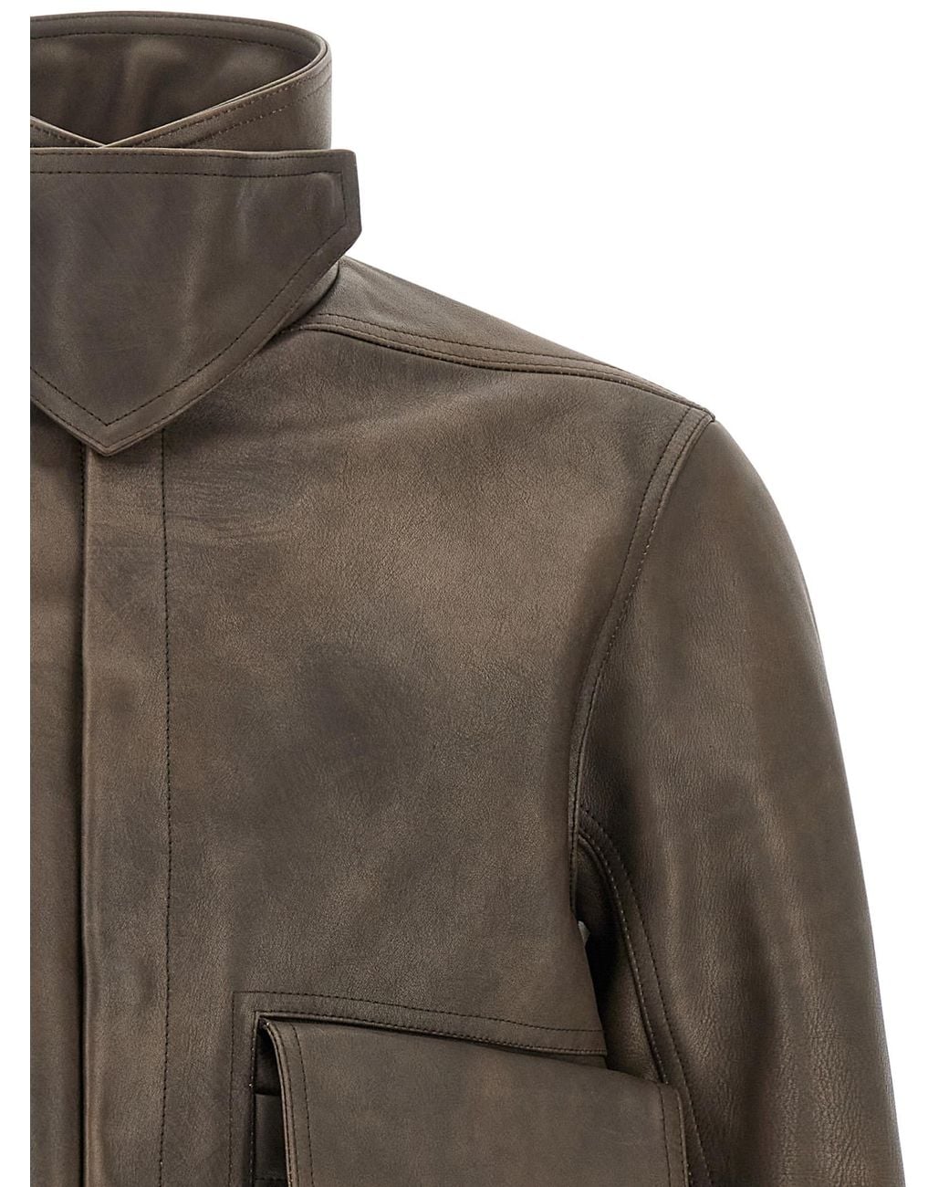 Rick Owens Brown 'Tower Alice' Jacket for men