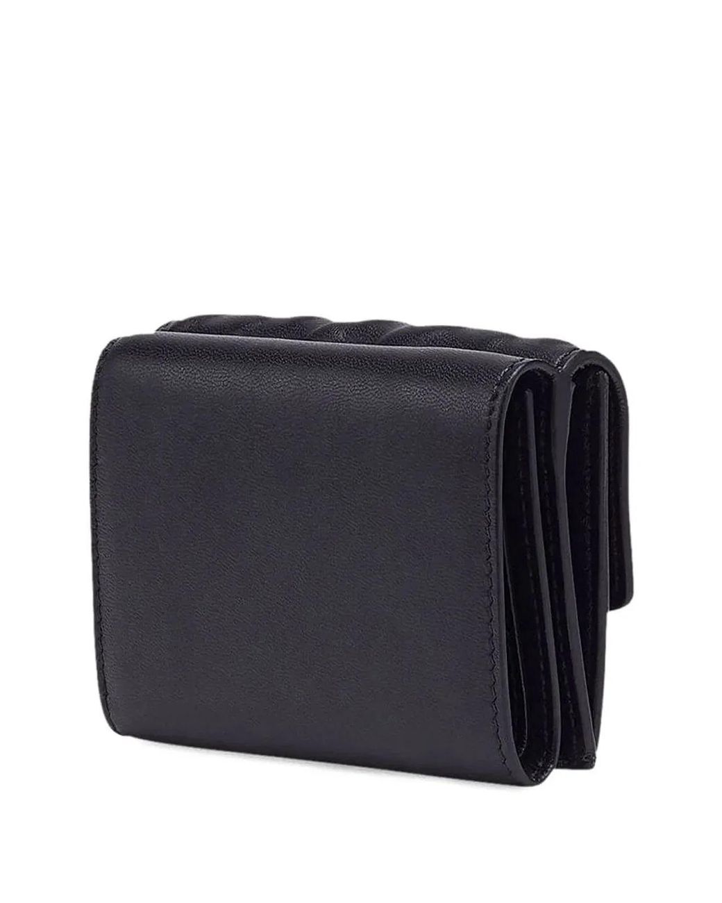 Fendi Black Micro Wallet With Logo