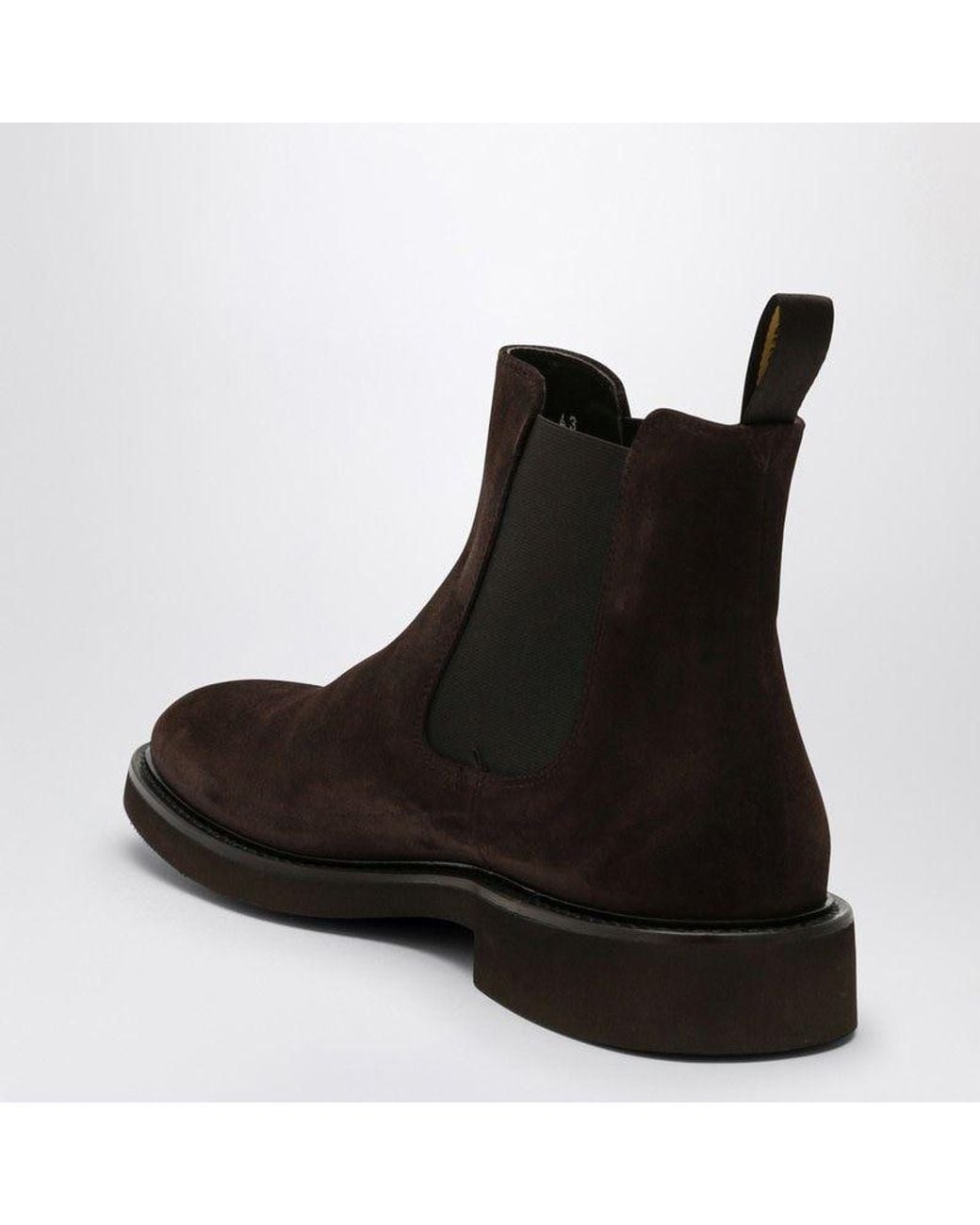 Doucal's Black Suede Ankle Boots for men
