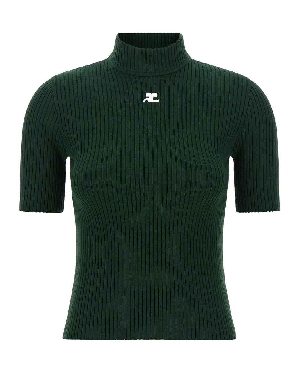 Courreges Green 'Reedition' Sweater