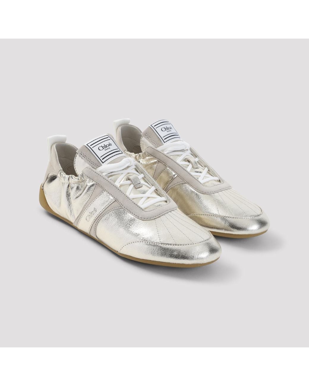 Chloé White Palladium Kick Sneakers