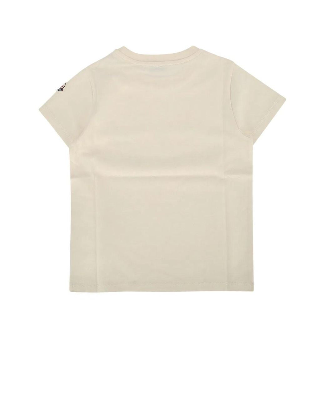 Moncler Natural Jr Ss T-Shirt