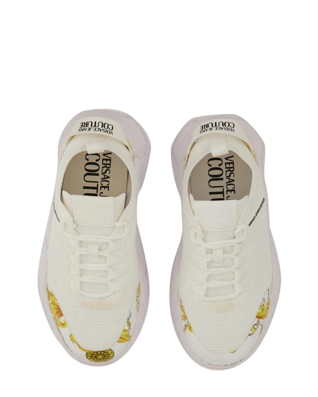 Versace Jeans Couture White Sneaker With Logo