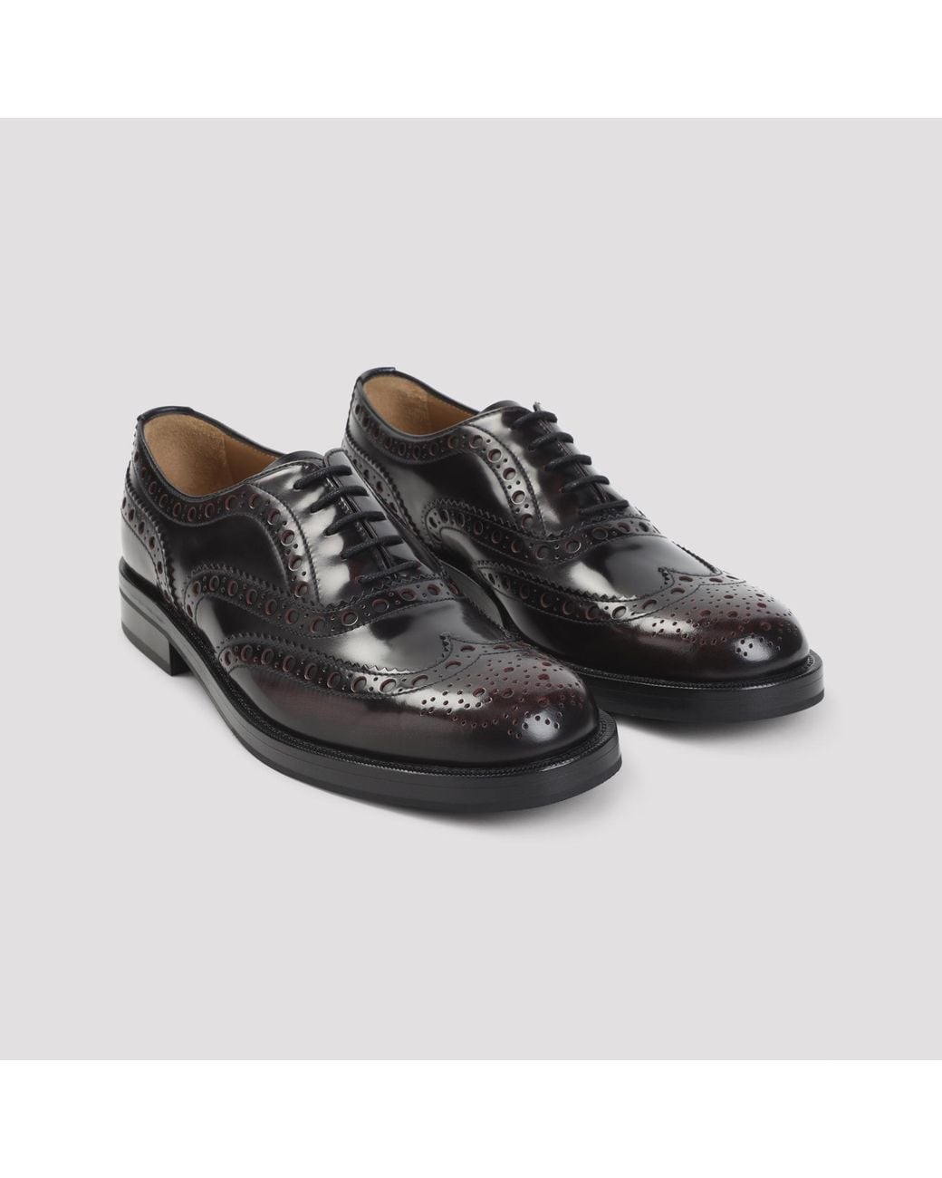 Church's Black F0Ady Burgundy Pilar