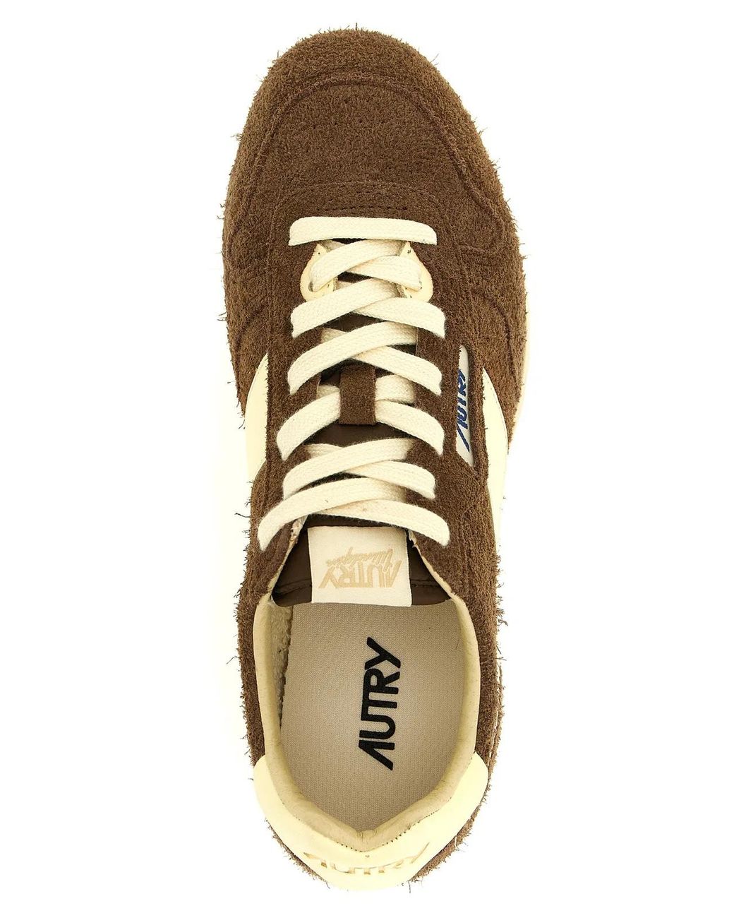 Autry Brown Lace Up Sneakers