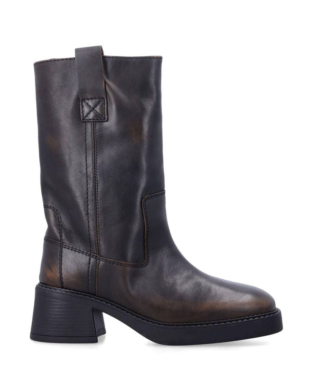 Miista Black Inaya Leather Boots