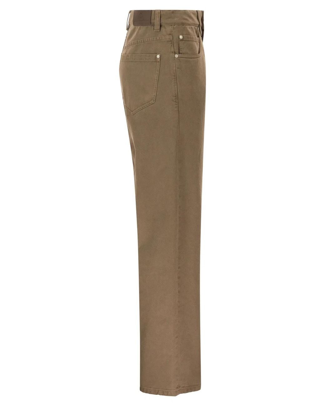 Brunello Cucinelli Natural Contemporary Loose Trousers
