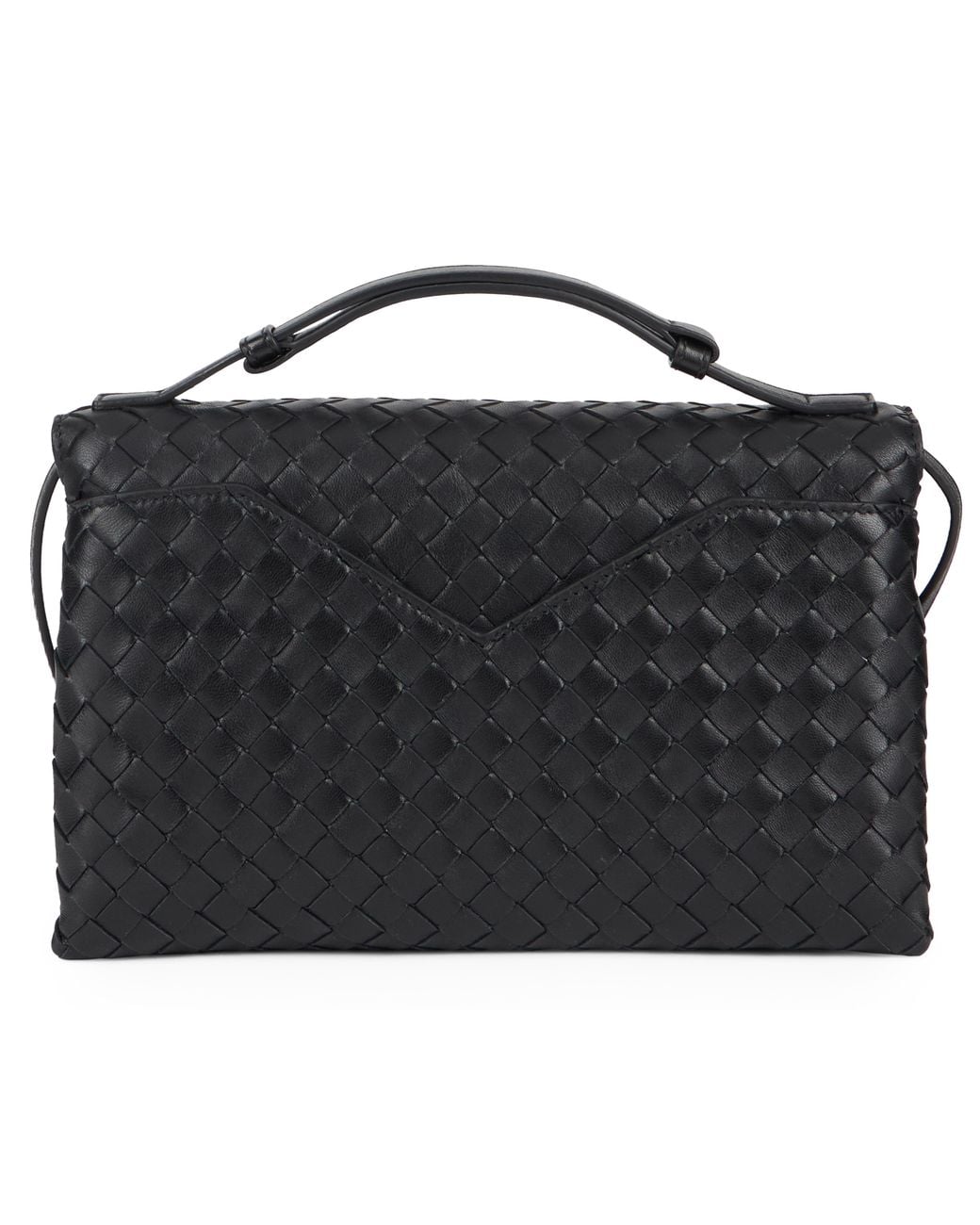 Bottega Veneta Black Knot Lock Shoulder Bag