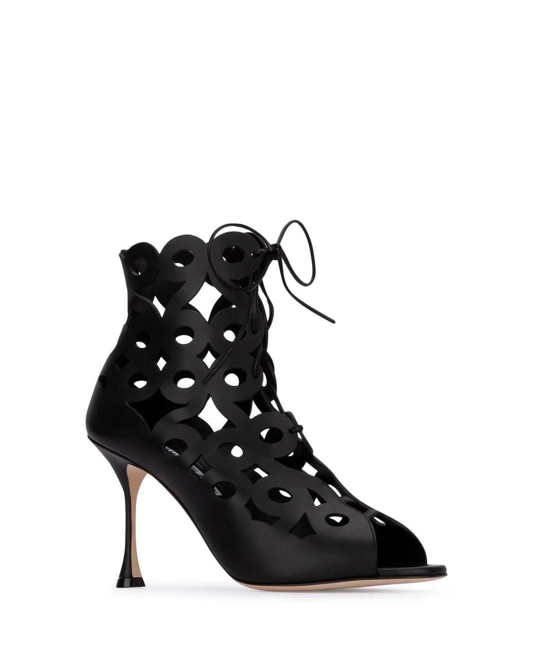 Manolo Blahnik Black Stivali