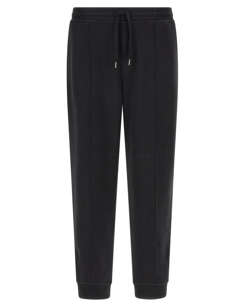 Brunello Cucinelli Black Cotton, Cashmere And Silk Joggers for men